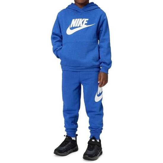 Nike - Kinder Trainingspak Capuchon Club French Terry, Blauw