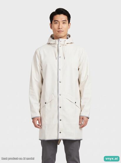 Second Life - Vintage RAINS Cream Outdoor Jacket Men XS