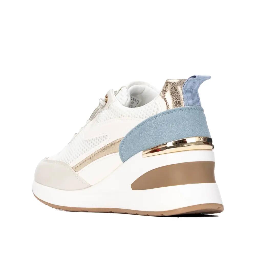 Buty XTI Baskets na koturnie damskie z sznurówkami 4/7