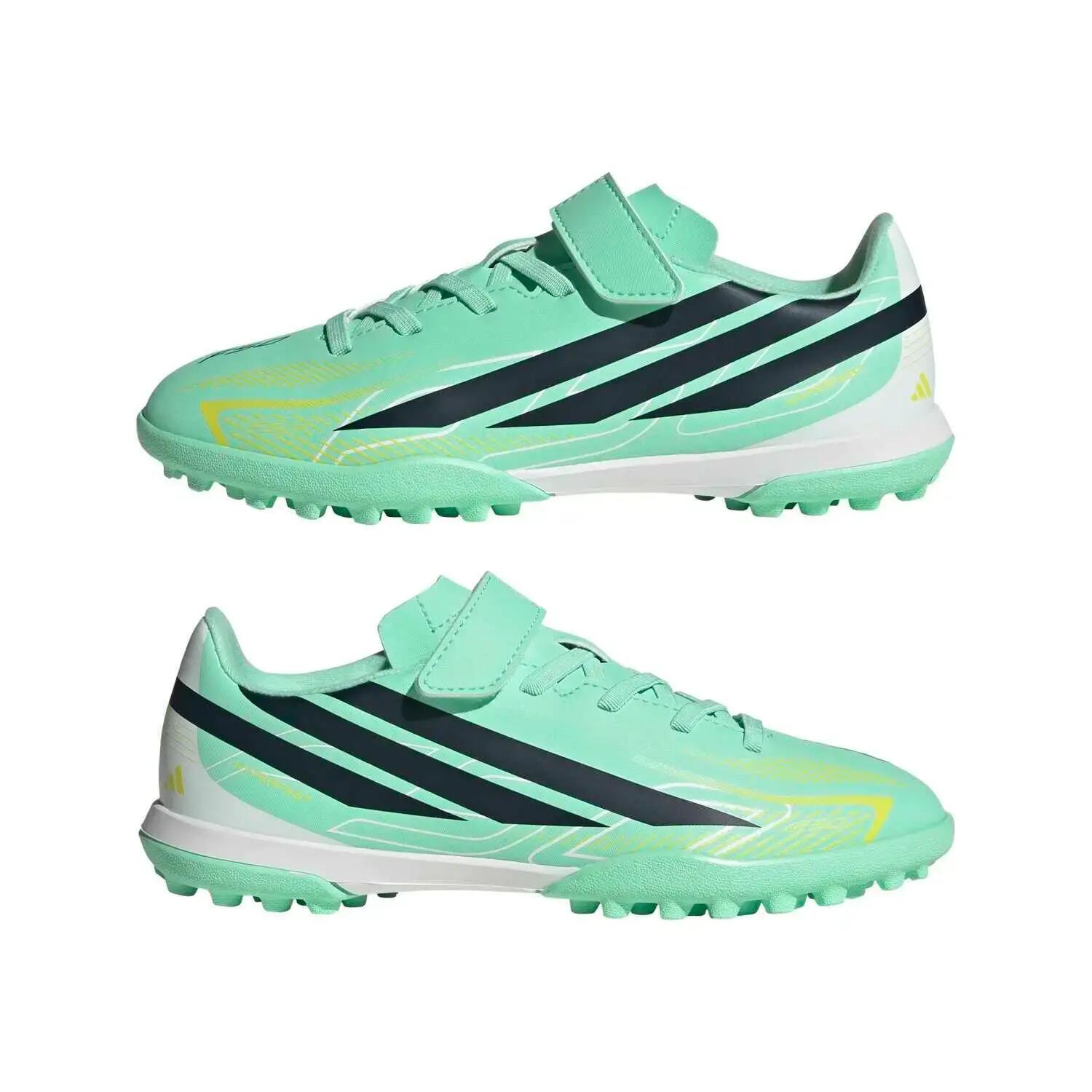 Chaussures de football mini enfant adidas F50 Hyperfast Club Hook and Loop Turf 4/4