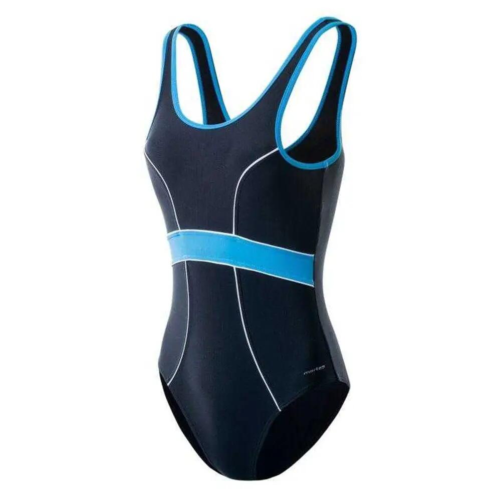 Maillot De Bain 1 Pièce MALICA Femme (Noir / Bleu) 3/3