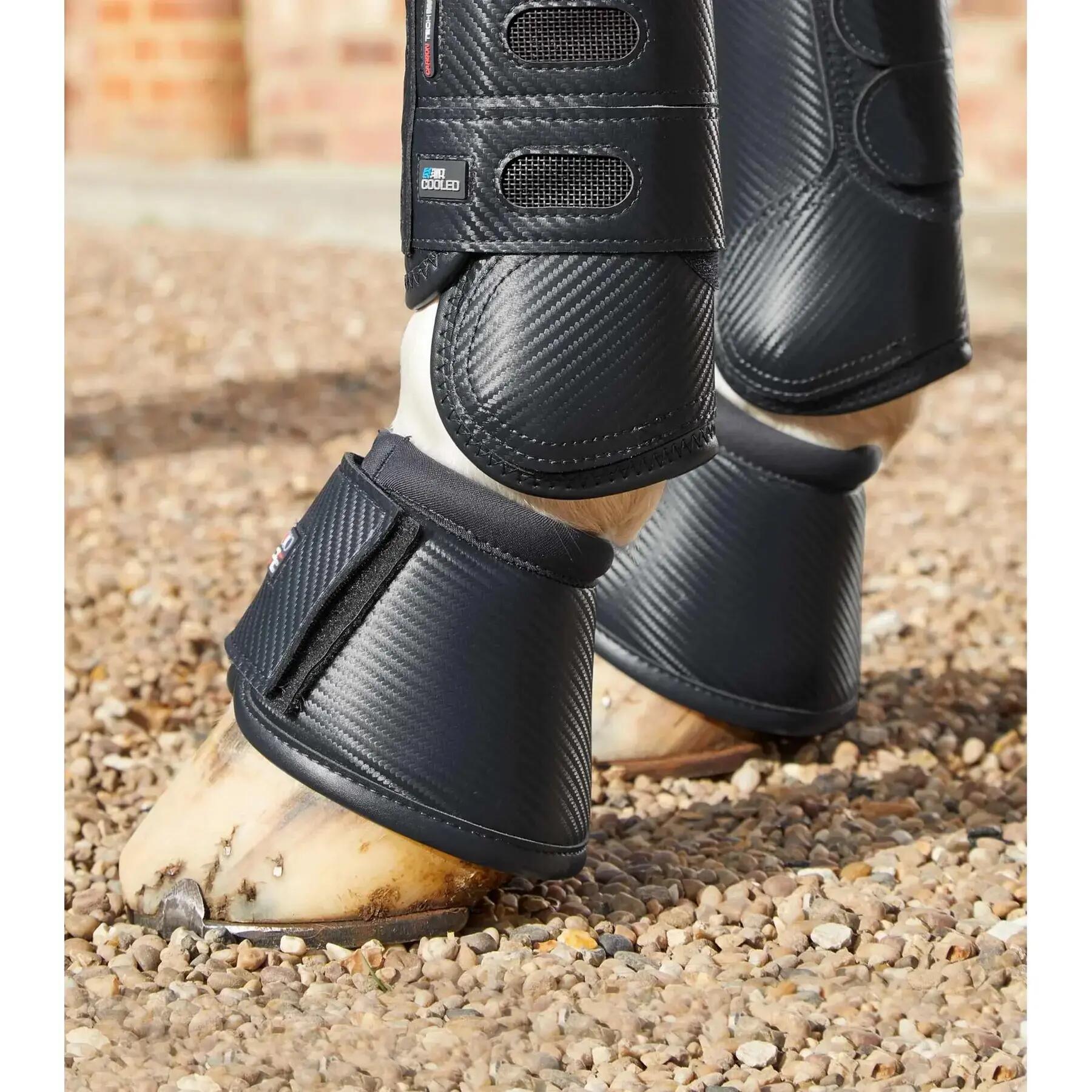 Cubreguantes para caballos Premier Equine Carbon Wrap Over Reach 3/5
