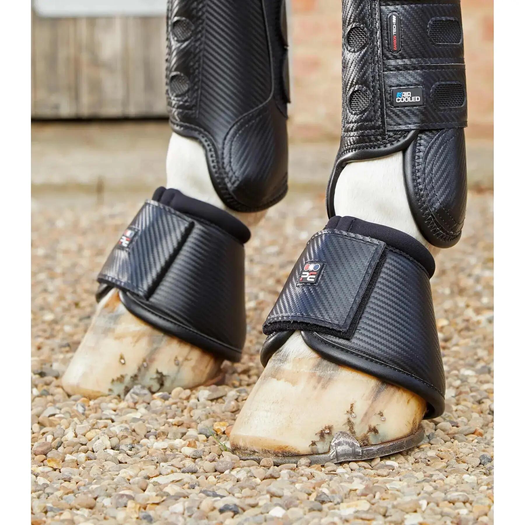 Cubreguantes para caballos Premier Equine Carbon Wrap Over Reach 2/5