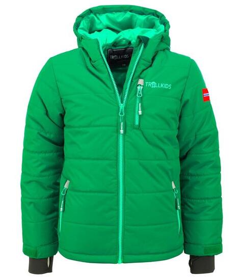 Veste d'hiver enfant Hemsedal hydrofuge, coupe-vent Vert Foncé