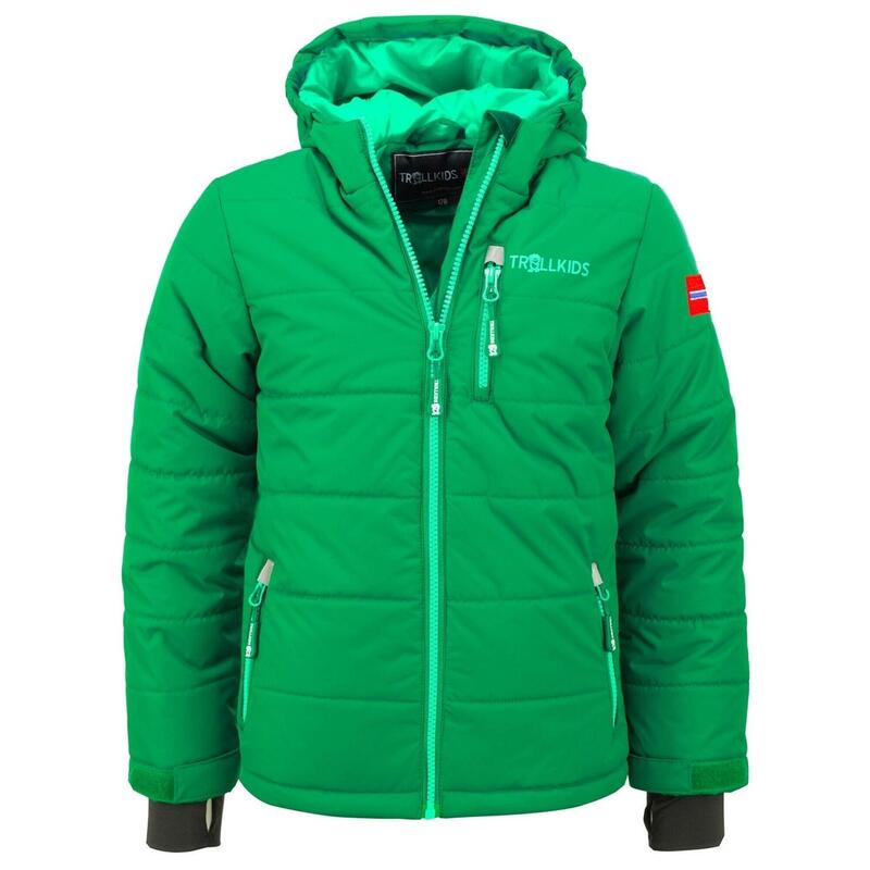 Veste d'hiver enfant Hemsedal hydrofuge, coupe-vent Vert Foncé