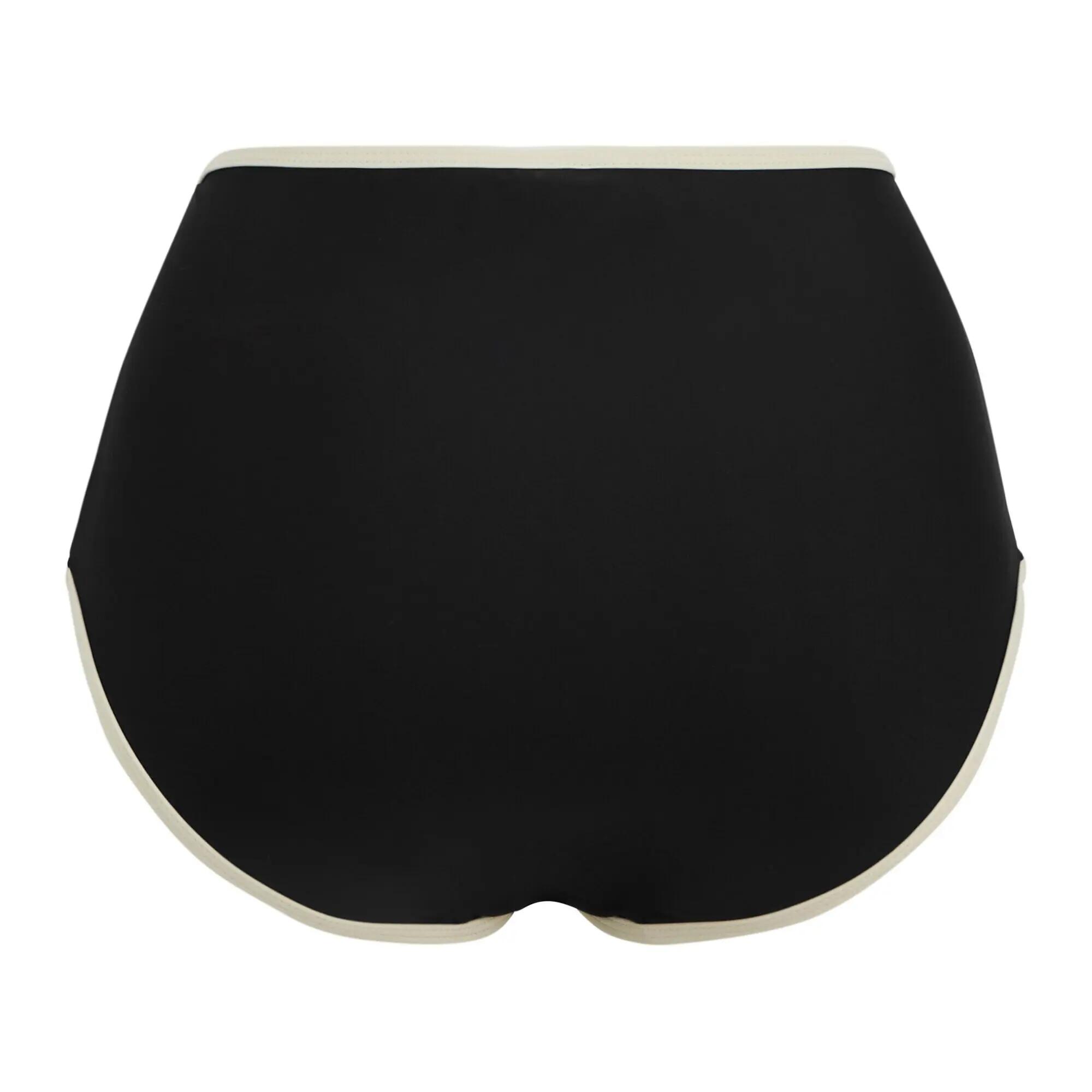 Bas De Maillot De Bain Extensible À Taille Haute Effet Gainant Motif/style Bord 3/7