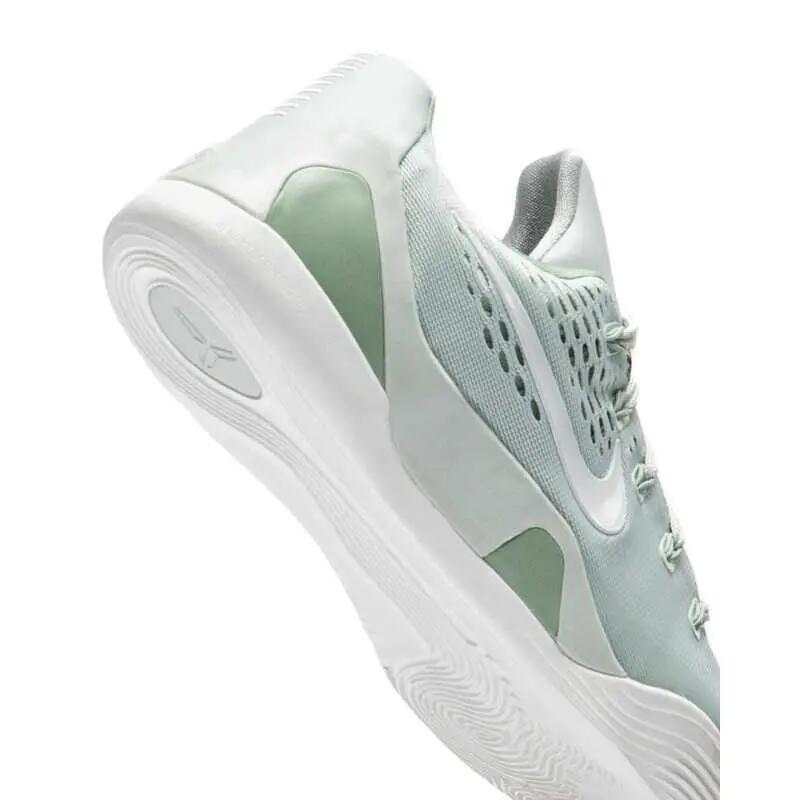 Chaussures de Basketball Nike Kobe IX Low EM (GS) Junior Light Silver Steam 3/5