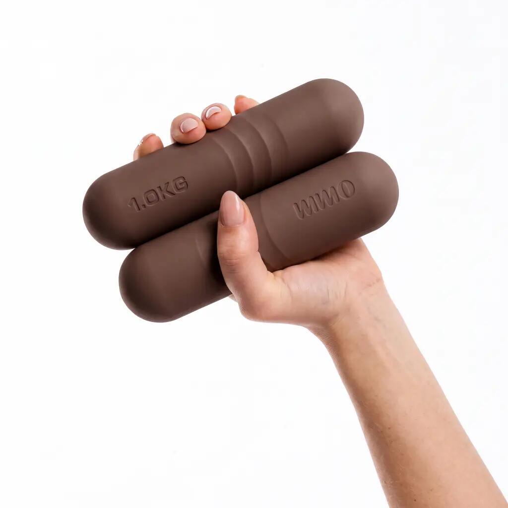 Set gantere OMM YOGA Pilates 2x 1kg 2/3