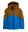 Veste d'hiver pour enfants Gryllefjord Hydrofuge bronze/bleu azur/marine