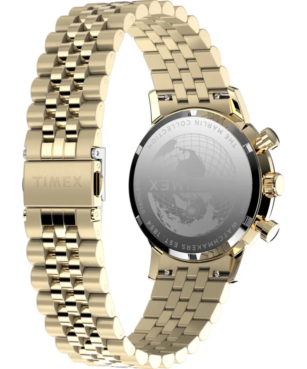 Timex Chronographe Montre Doré/Noir TW2W59900 5/6