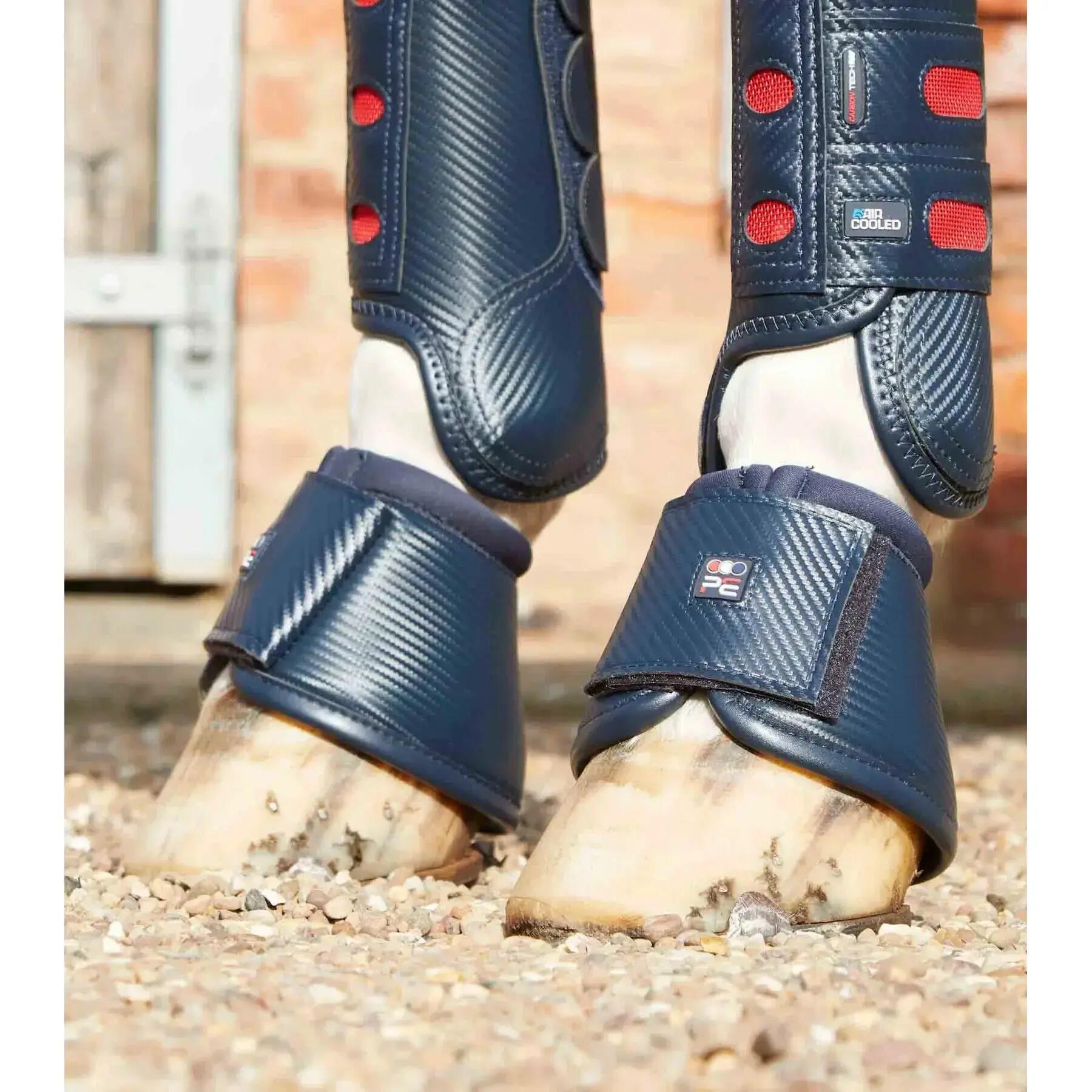 Protège-glome pour cheval Premier Equine Carbon Wrap Over Reach 2/4