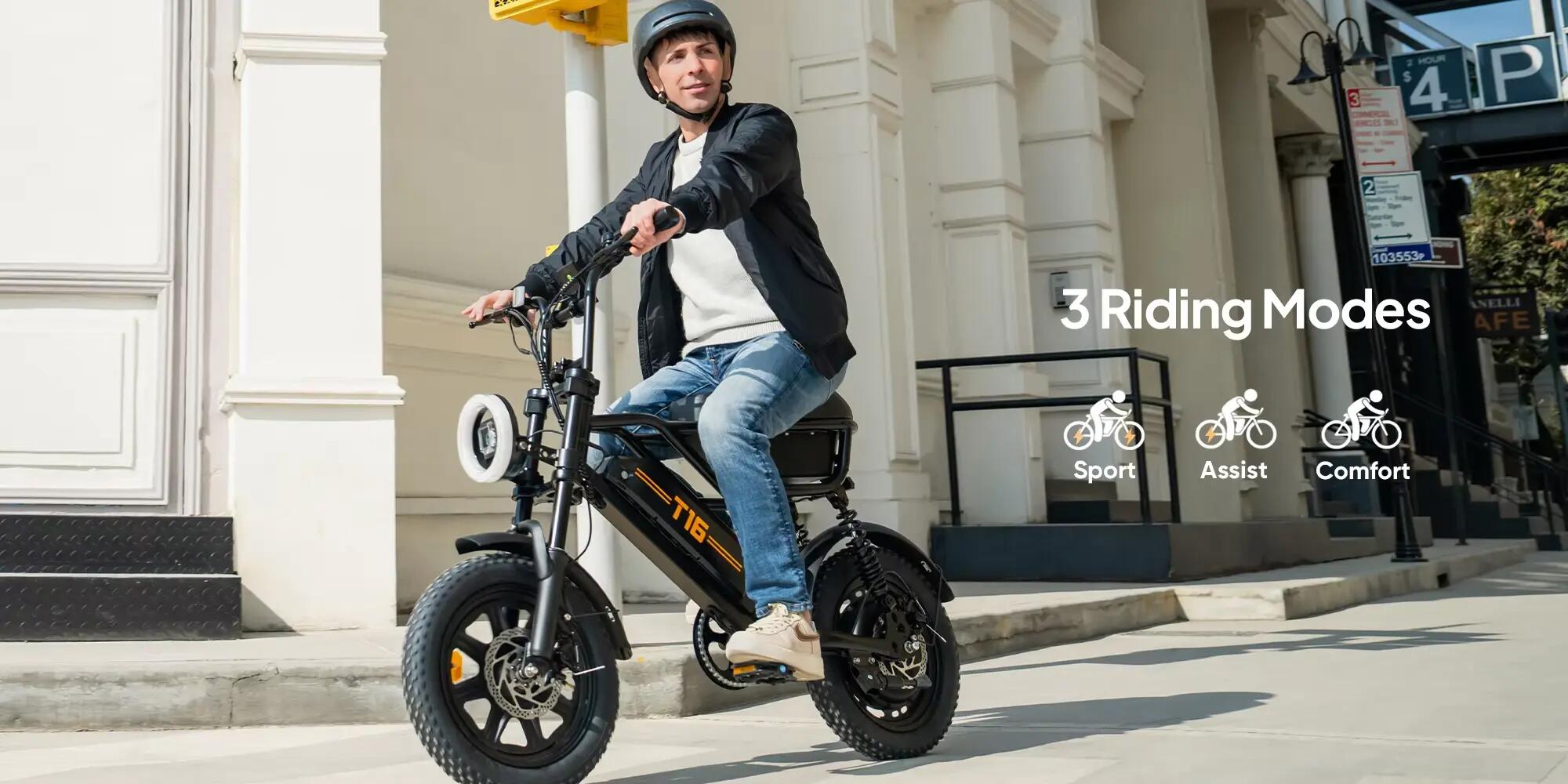 URLIFE T16 Electric Bicycle For Adults 250W Motor 48V 13AH Battery E-bike 16" Ti 10/10