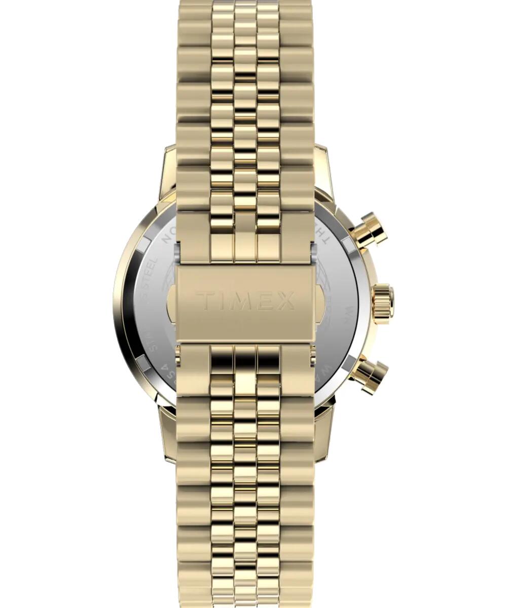 Timex Chronographe Montre Doré/Noir TW2W59900 2/6
