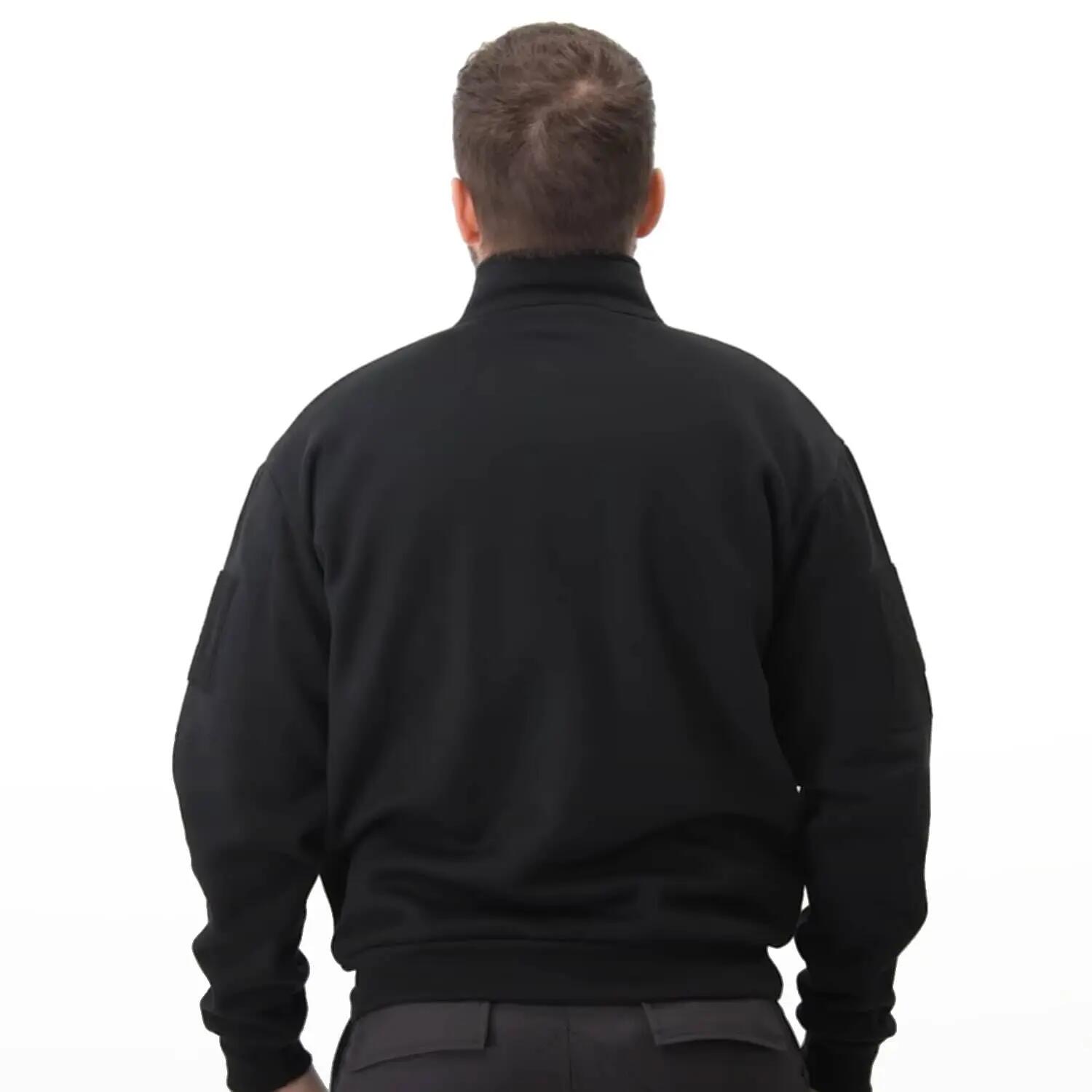 Homme sportswear — Sweat zippé tactique noir, 3XL 2/2