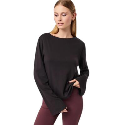 Dames-t-shirt met lange mouwen mandala iconic