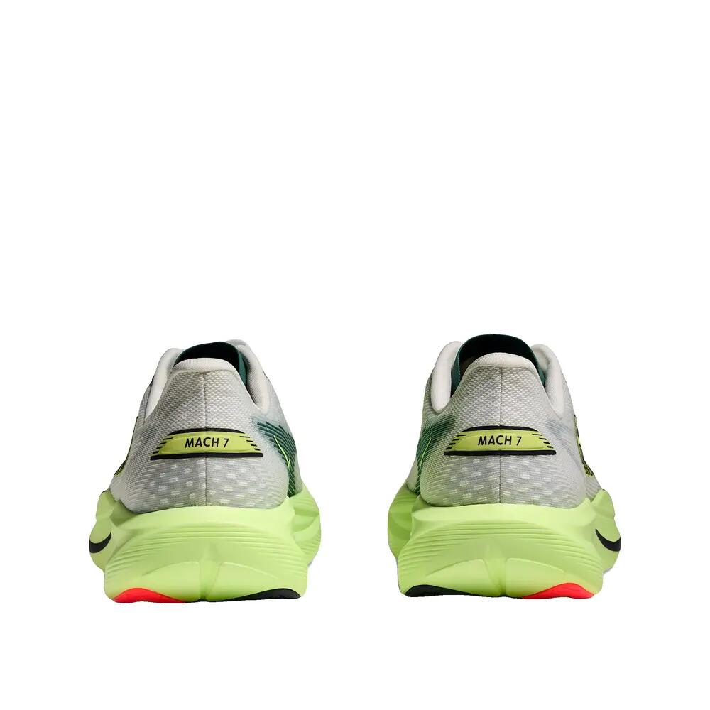 Zapatos de correr HOKA Mach 7 Mujer Color Frost/Neon Yuzu 4/7