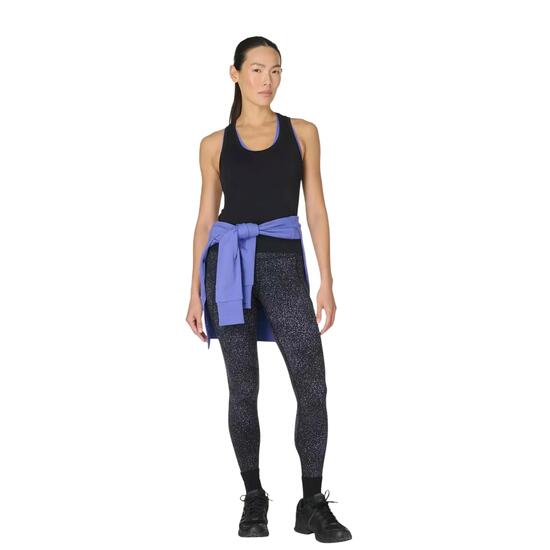 Legging Entraînement Motif/style Réfléchissant POWER Femme (Noir)