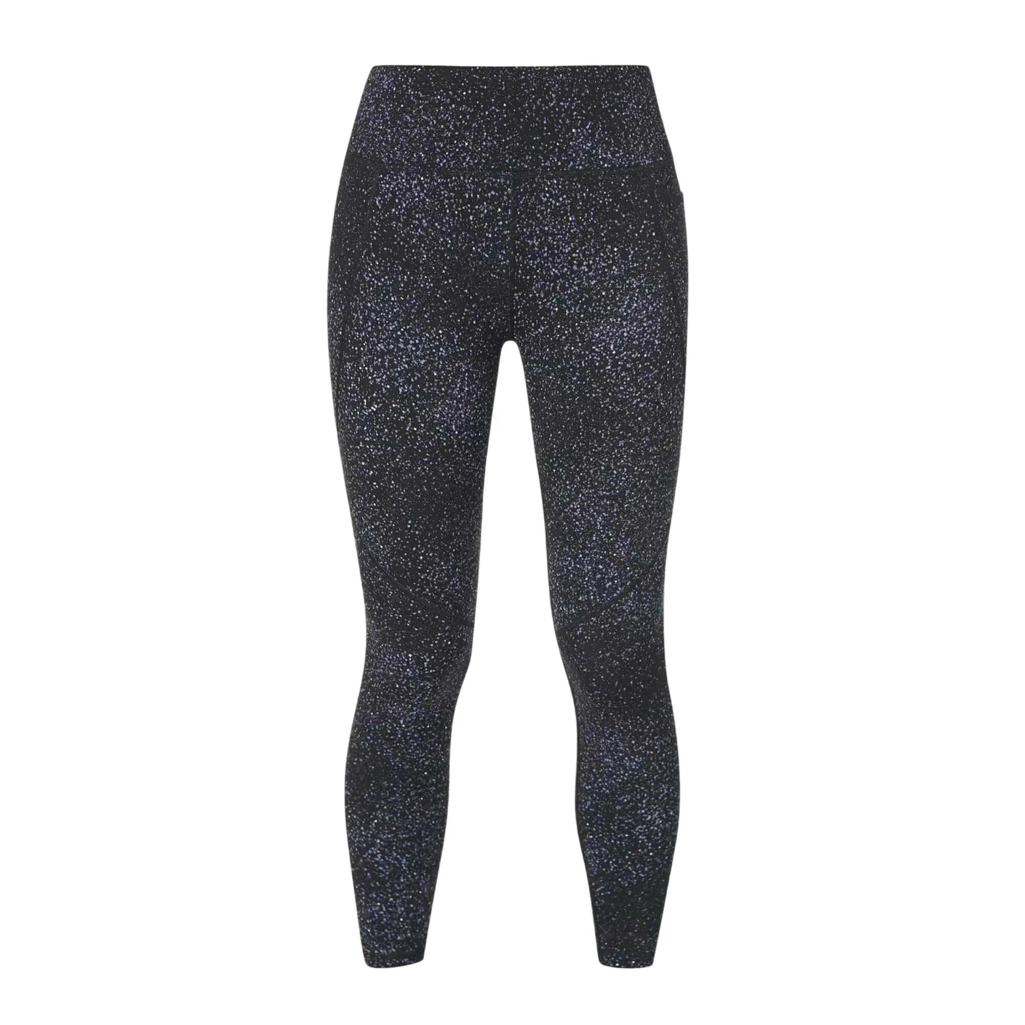 Legging Entraînement Motif/style Réfléchissant POWER Femme (Noir) 2/3