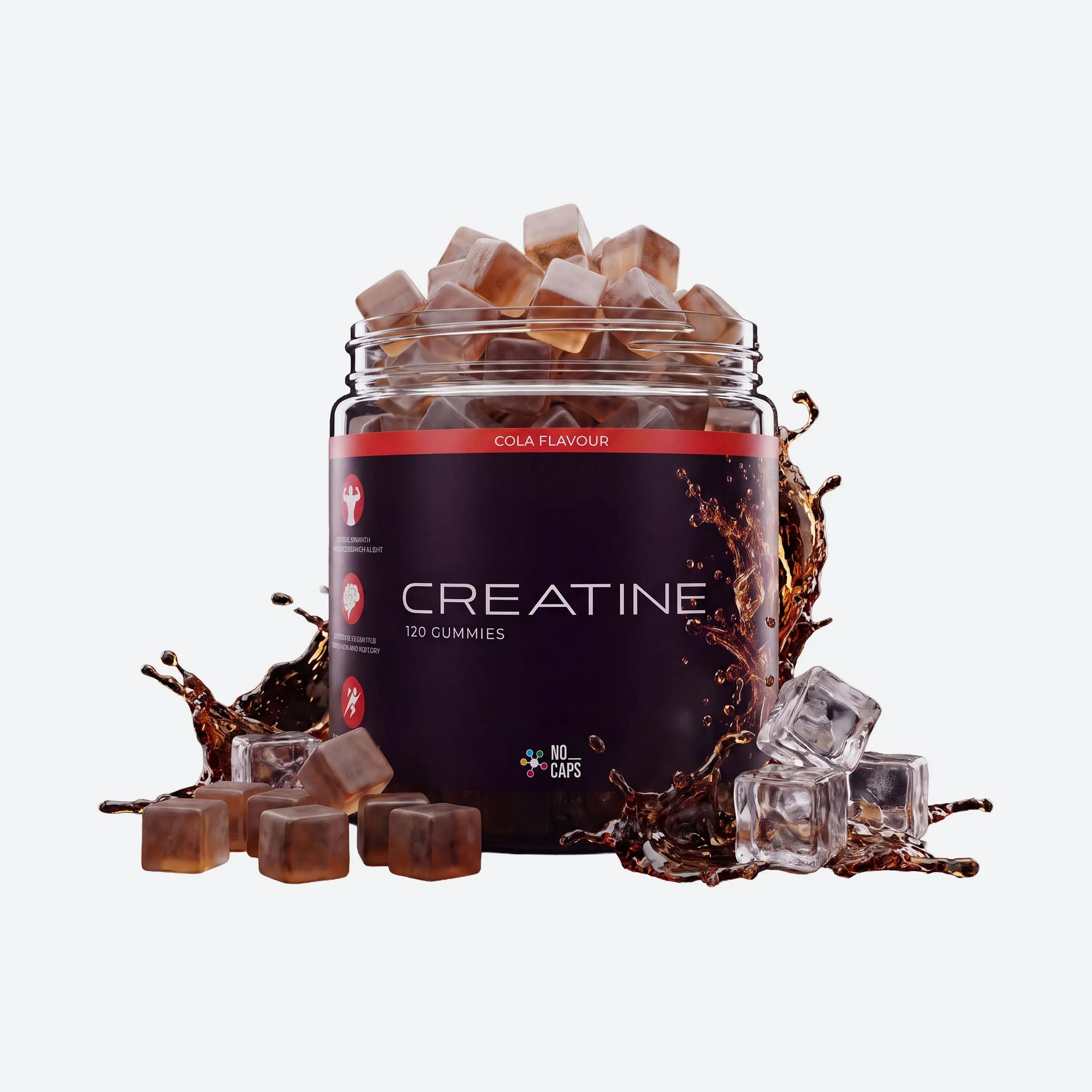 Żelki z kreatyną DMT no_caps Creatine 3 x 120 szt. 3/4