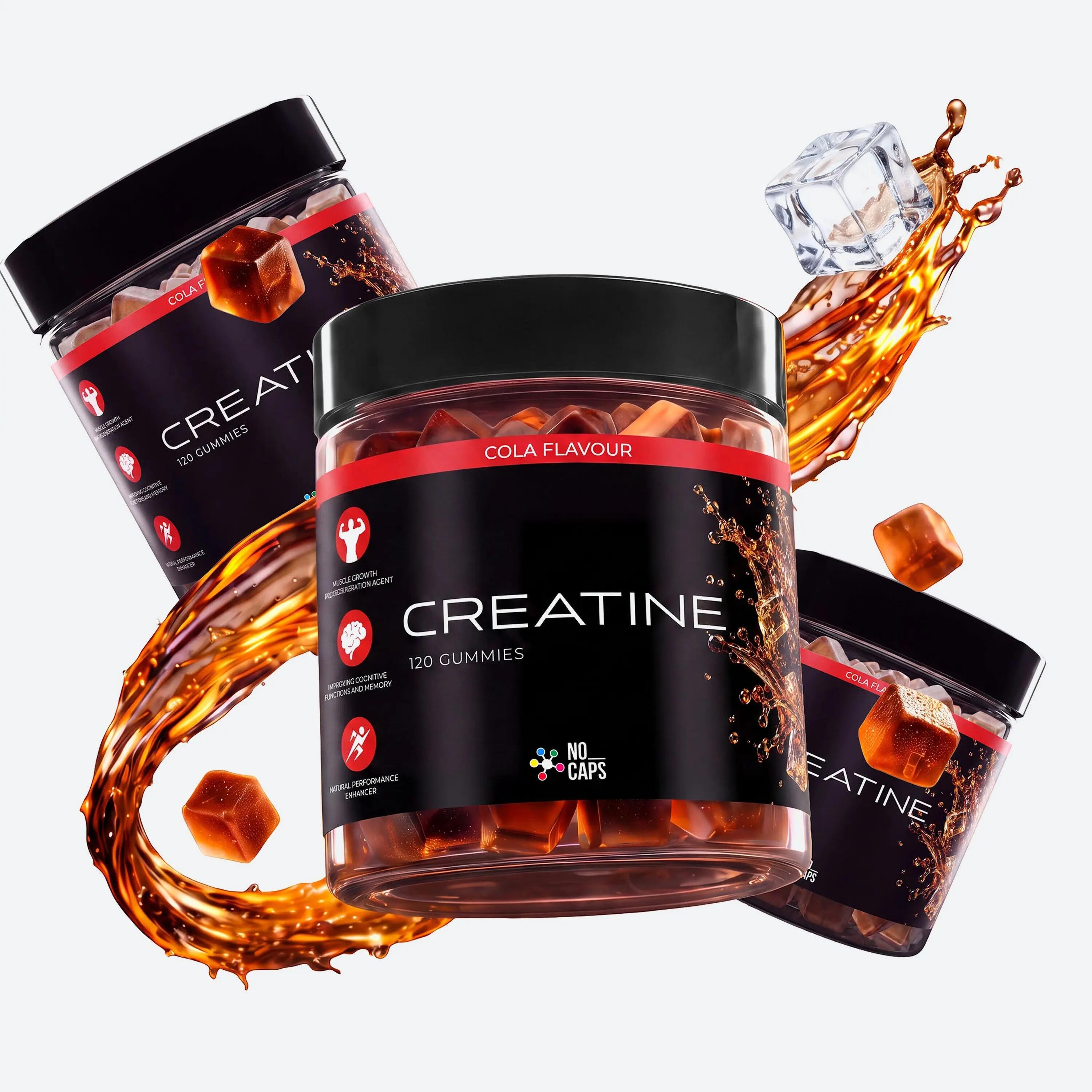 Żelki z kreatyną DMT no_caps Creatine 3 x 120 szt. 2/4