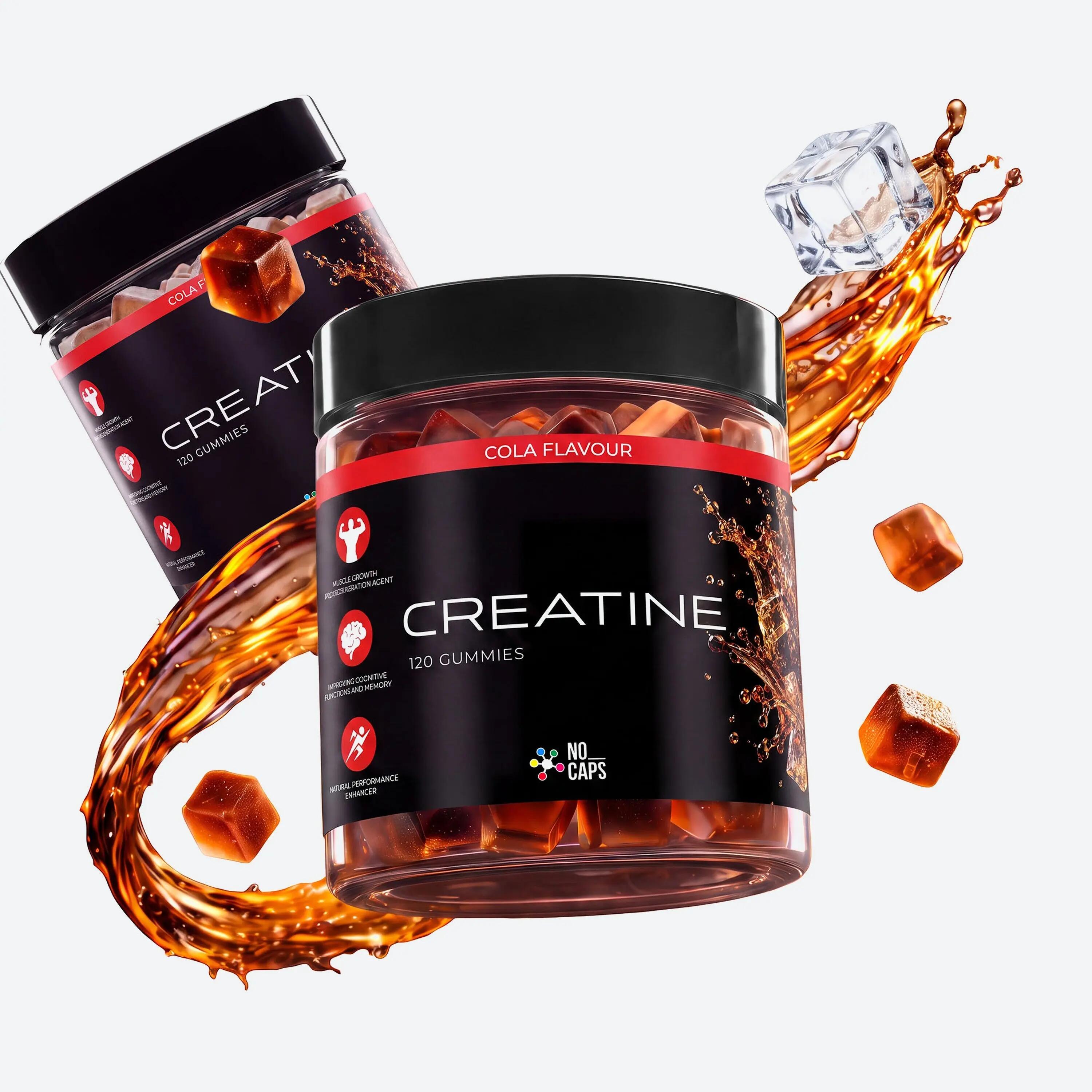 Żelki z kreatyną DMT no_caps Creatine 2 x 120 szt. 2/4