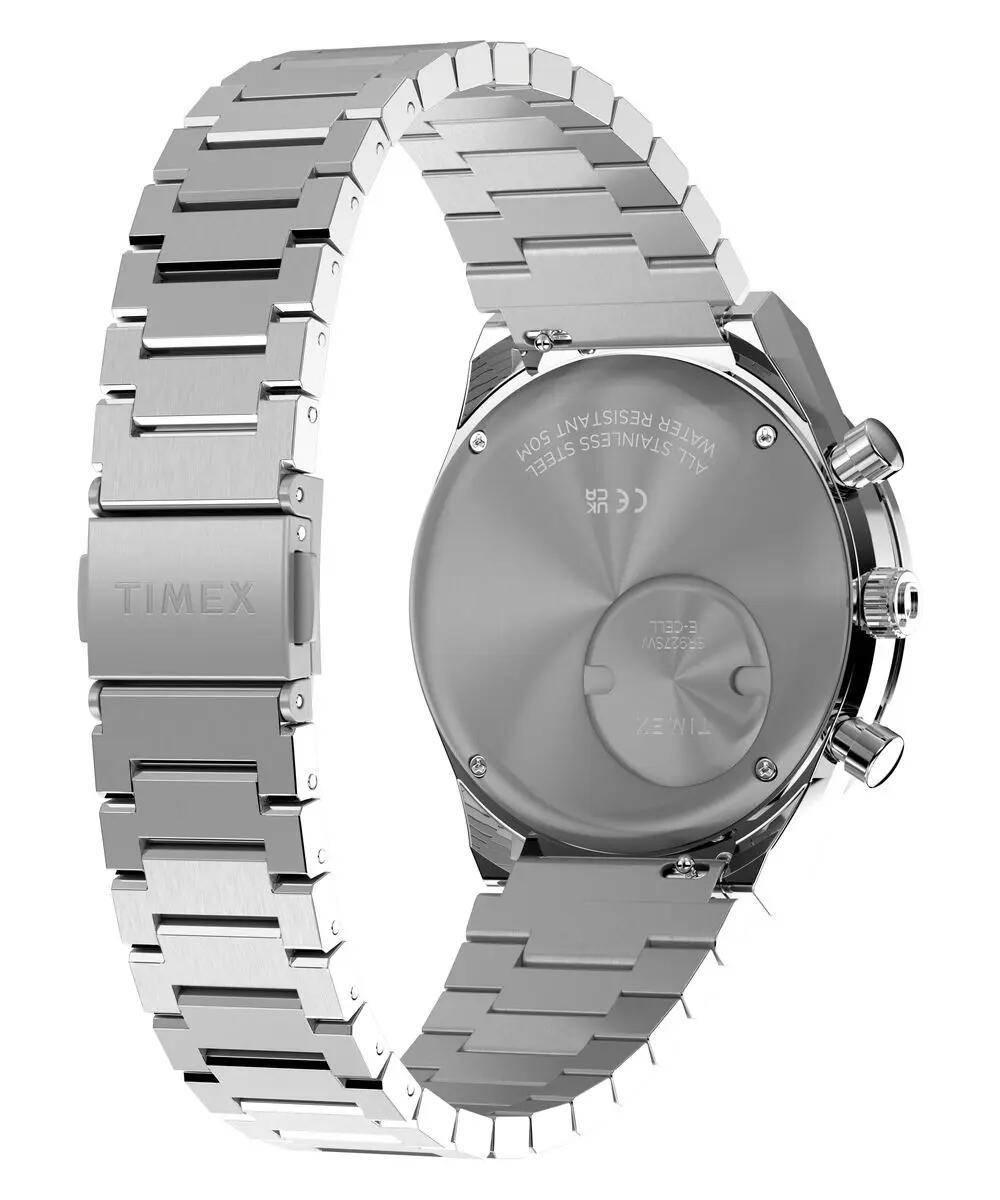 Timex Chronographe Montre Argent/Vert TW2Y88500 3/6