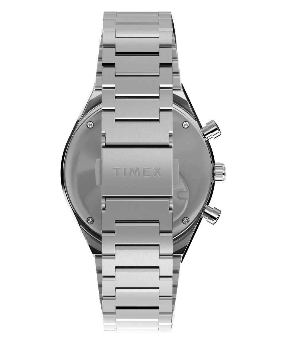 Timex Chronographe Montre Argent/Vert TW2Y88500 2/6