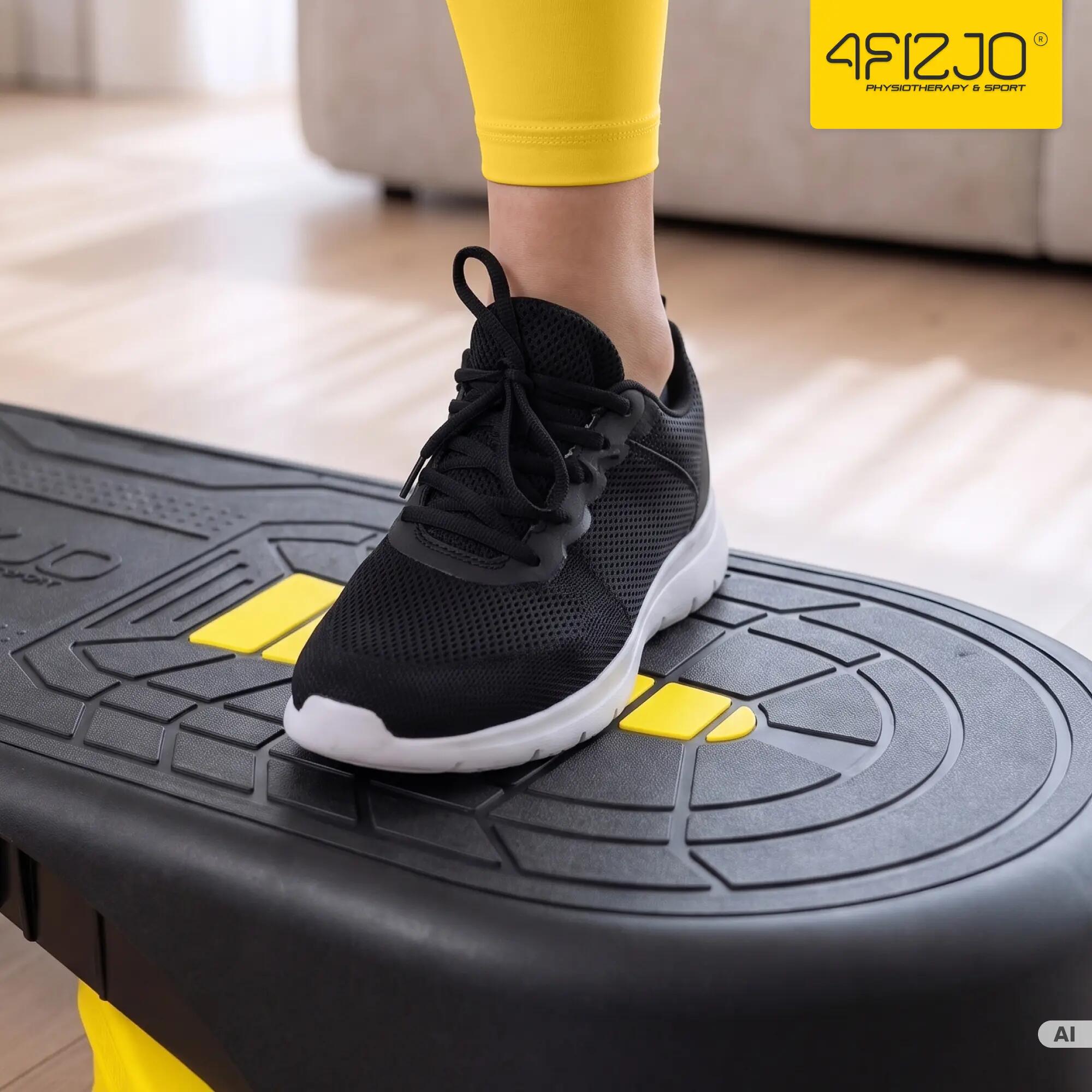 Step do ćwiczeń 3-stopniowy podest aerobik regulowany fitness 4FIZJO 9/12