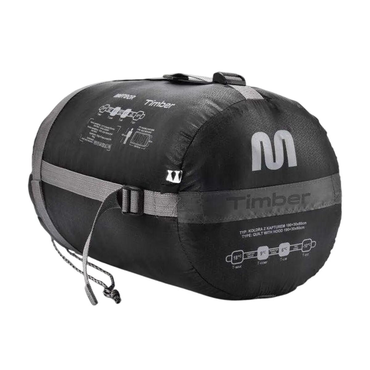 Sacco A Pelo Rettangolare Meteor Nero 7/7