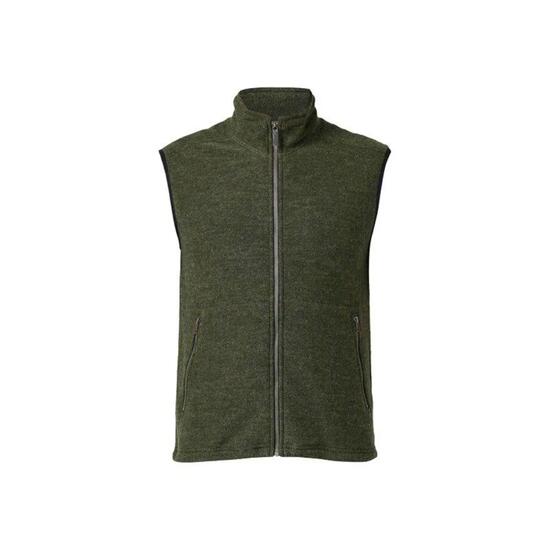 Gilet sans manches Kurre Full Zip Loden Green pour homme – Vert