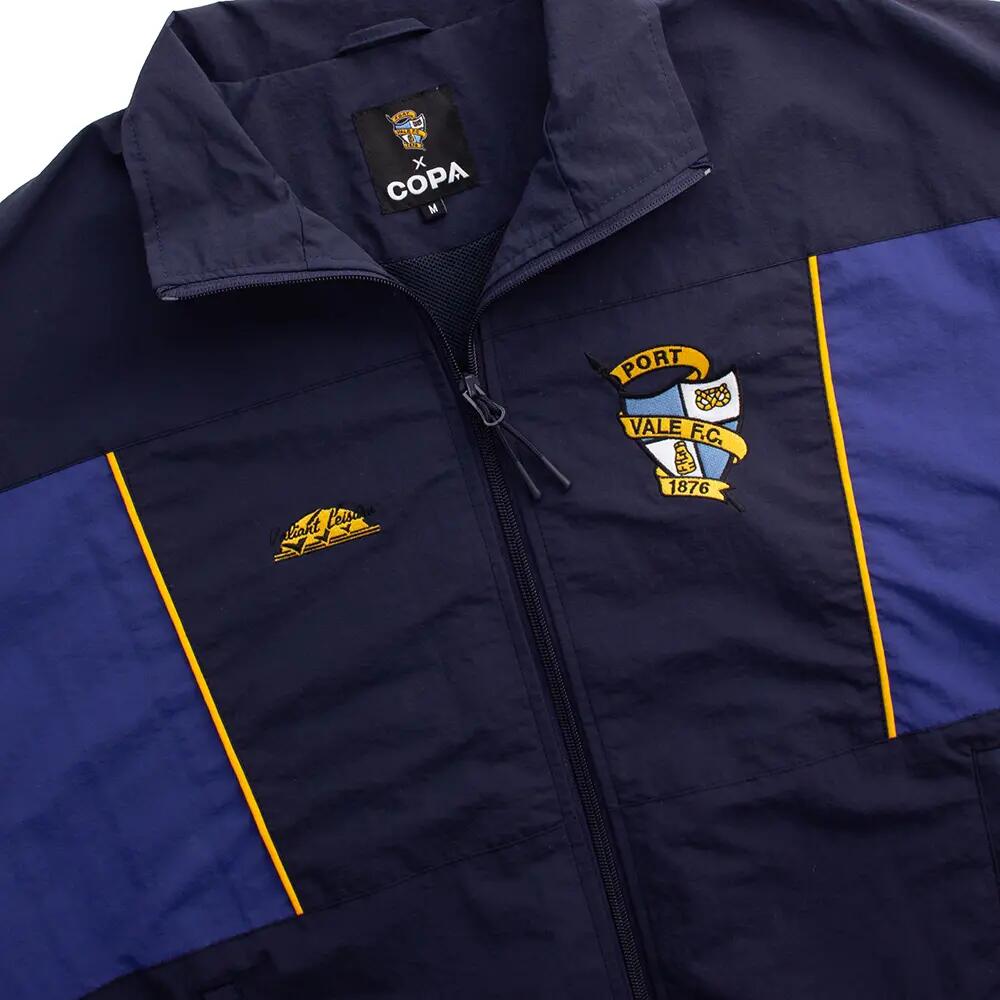 Port Vale F.C. 1992 - 93 - Retro Voetbaljack - Blauw – COPA Football 4/6