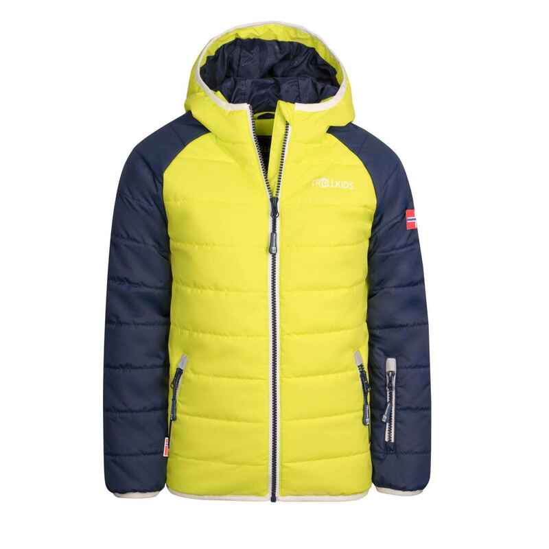 Kinder Winterjacke Hafjell XT Marineblau/weiß