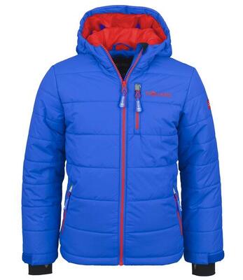 Kinder winterjas hemsedal waterdicht winddicht medium blauw/rood