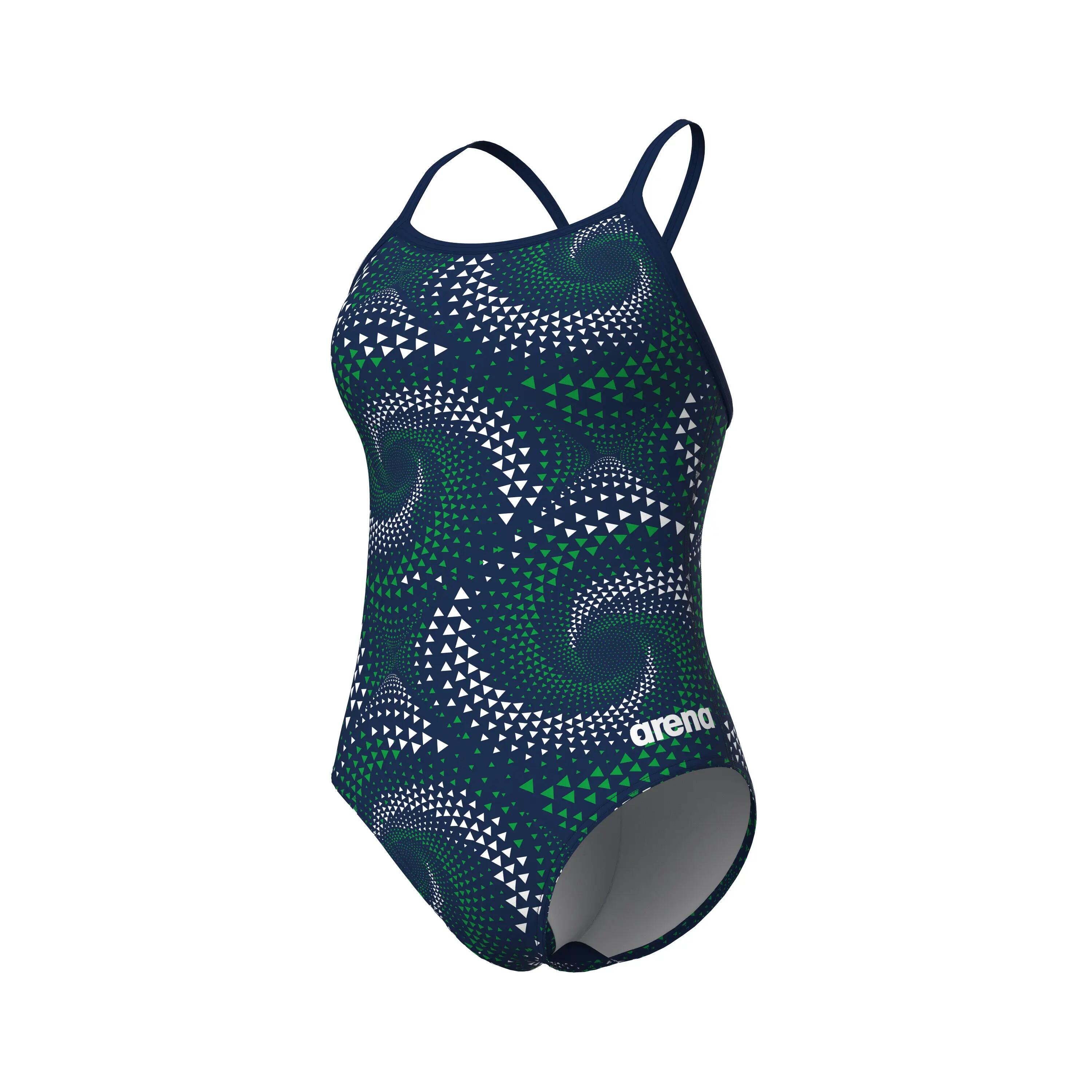 Strój kąpielowy damski Arena Fireflow Swim Msuit Lightdrop Back 7/7