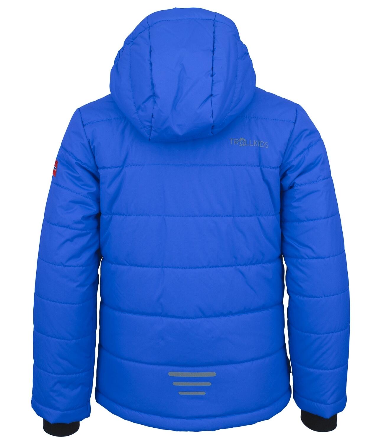 Kinder Winterjacke Hemsedal Mittelblau / Rot 2/4