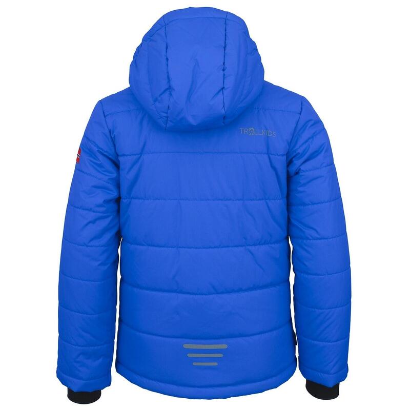 Kinder Winterjas Hemsedal Waterdicht Winddicht Medium blauw/rood