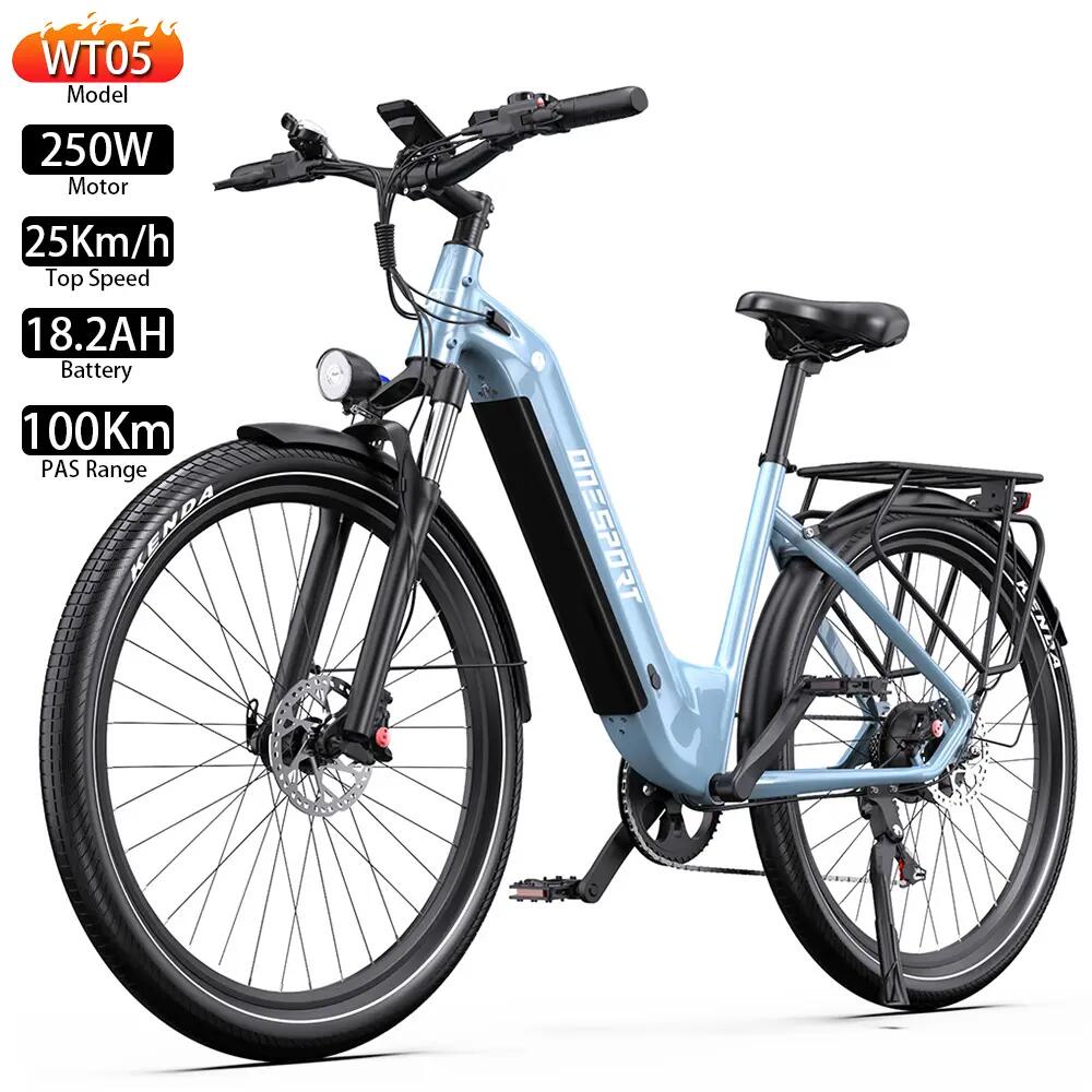 Електрически велосипед Onesport WT05 27.5" гуми 250W мотор 36V 18.2AH