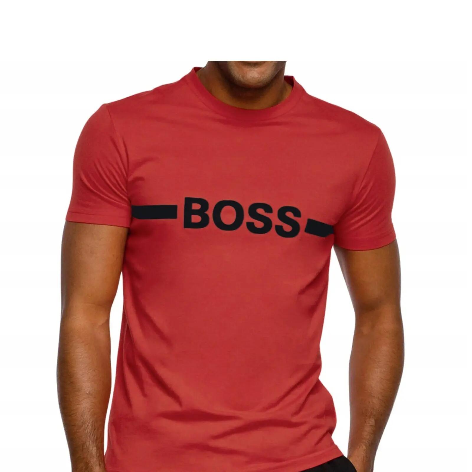 HerenTshirt van katoen met logo in dezelfde kleur (Bruin) 3/3