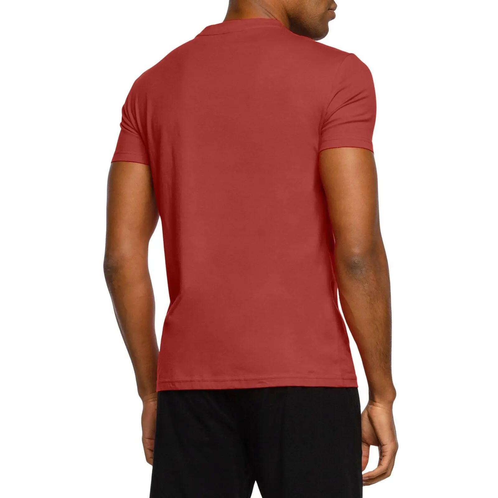 HerenTshirt van katoen met logo in dezelfde kleur (Bruin) 2/3