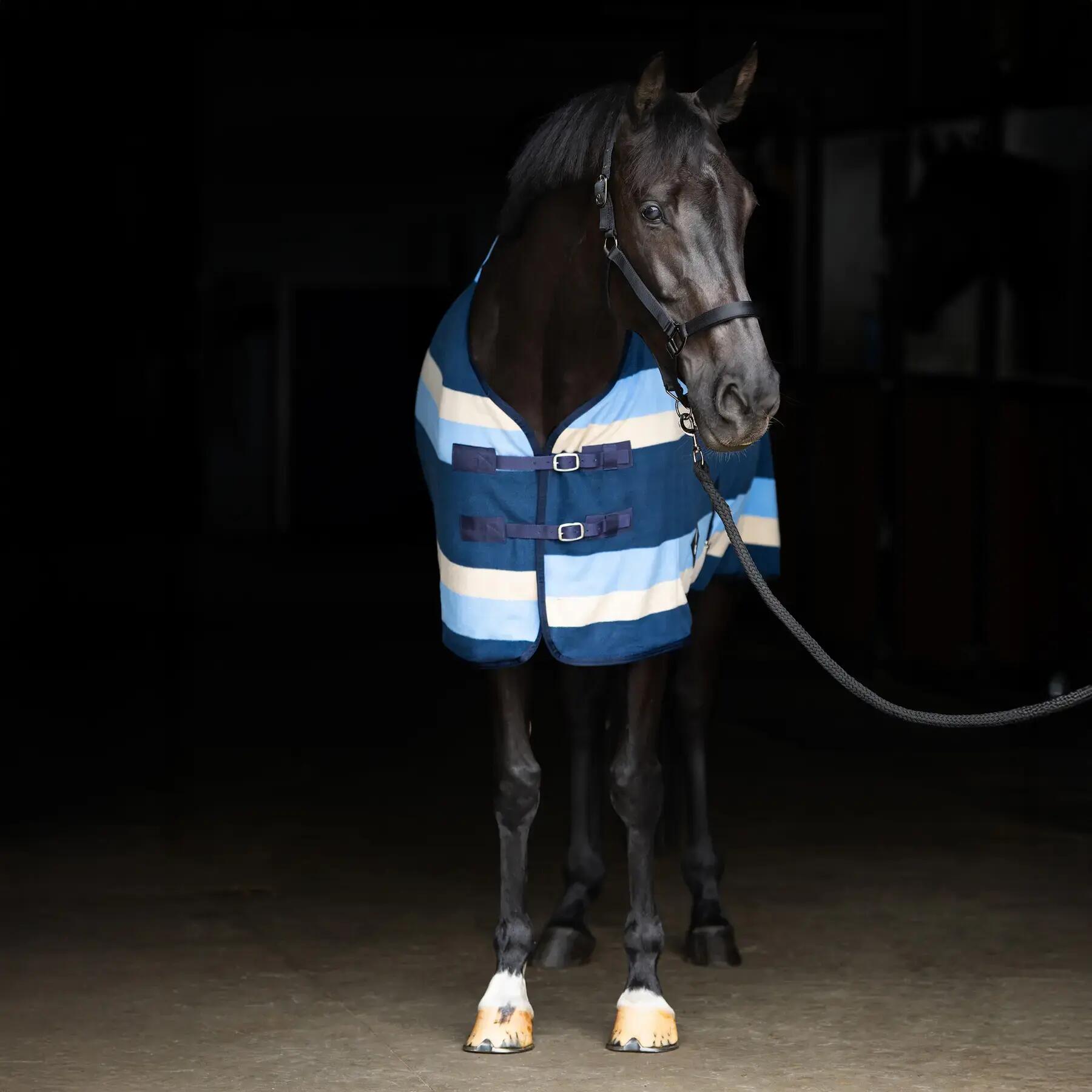 Trocknende Fleecedecke für Pferde Imperial Riding Stripe 2/5