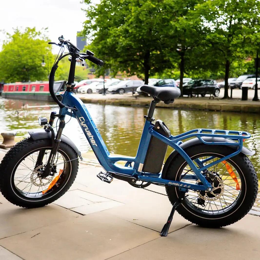 Vélo électrique urbain Cyrusher Rumble 2.0 batterie 48V18Ah pneu 20"x4" 5/5