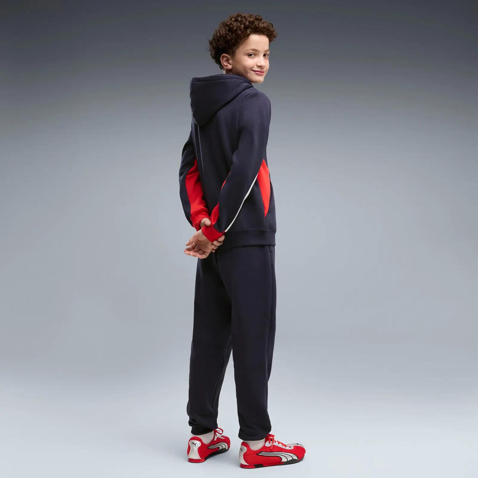 Conjunto de treino Puma Ess Block Full-zip Sweat Suit B, Preto, Crianças 2/5