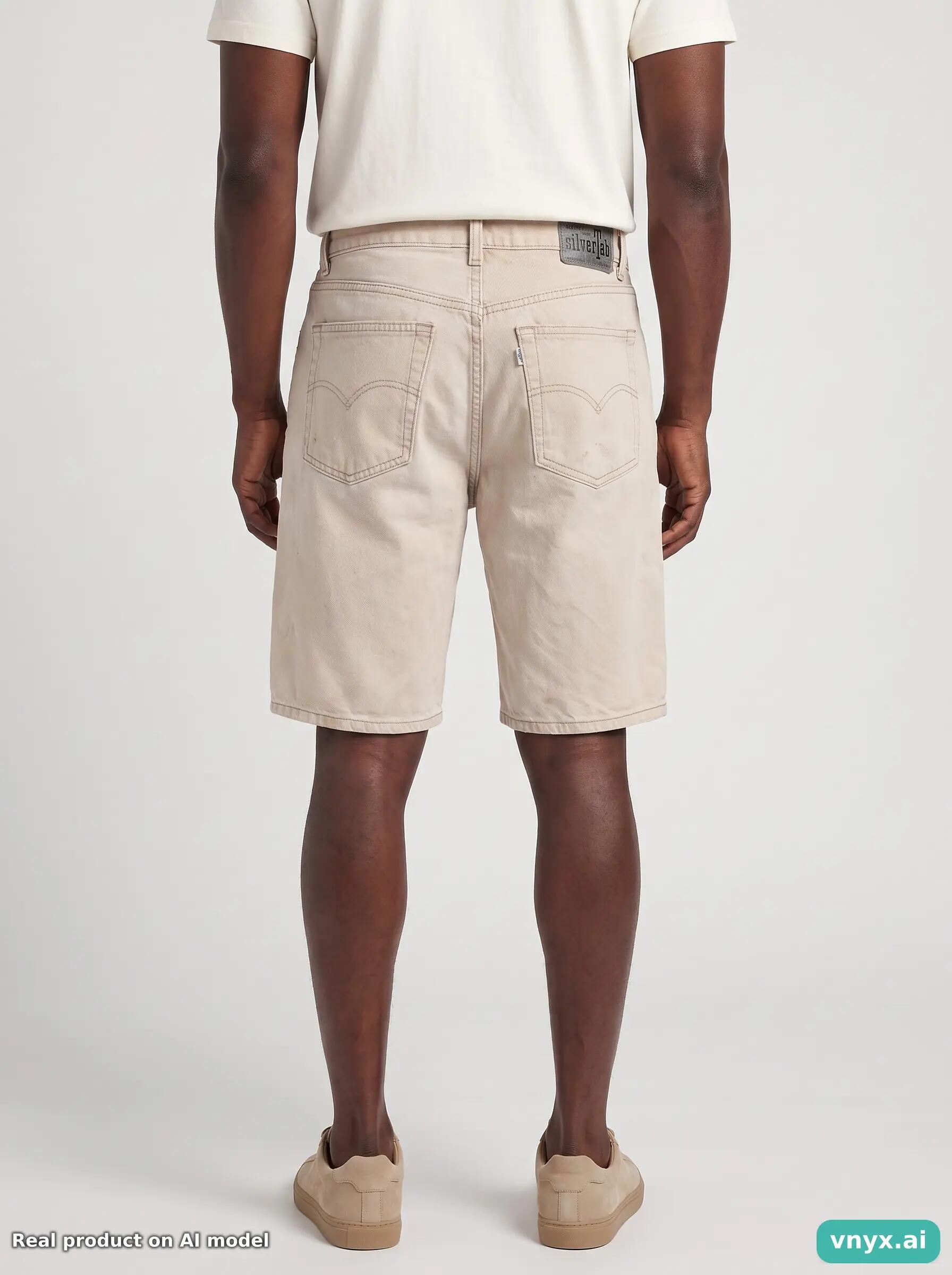 Second Life - Vintage LEVI STRAUSS & CO. Beige Shorts Men 38 4/6