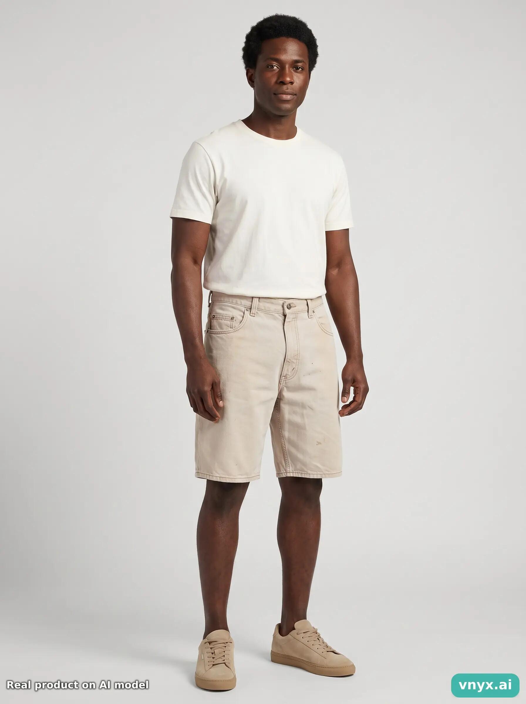 Second Life - Vintage LEVI STRAUSS & CO. Beige Shorts Men 38 3/6