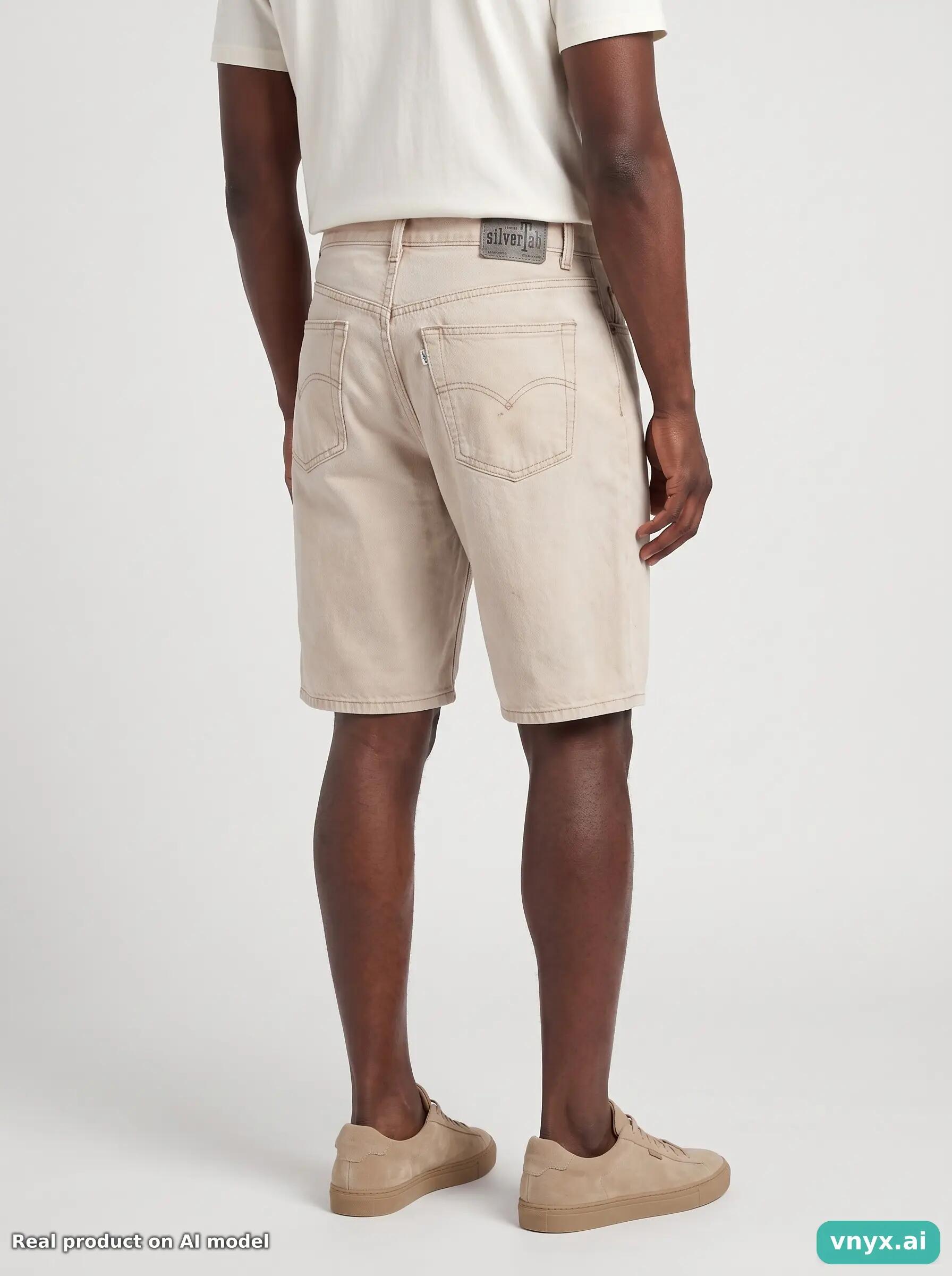 Second Life - Vintage LEVI STRAUSS & CO. Beige Shorts Men 38 2/6