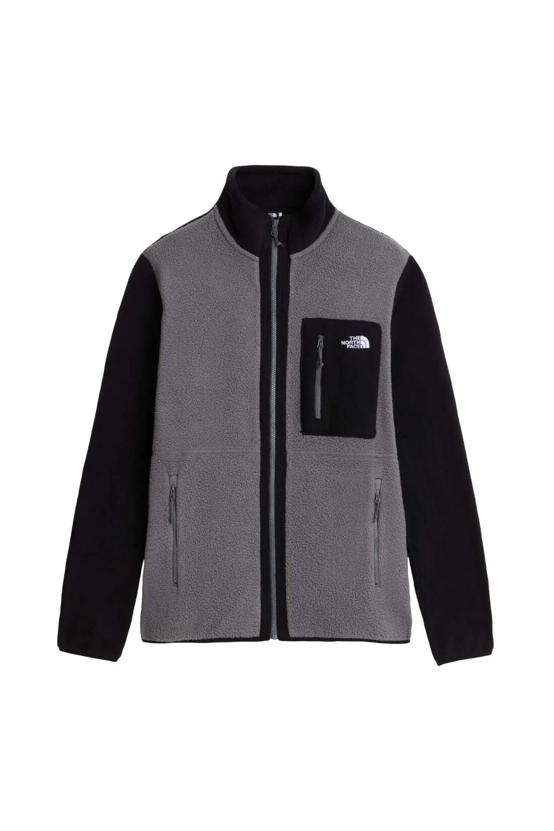 THE NORTH FACE Yumiori men's colorblock fleece jacket, regular fit, grey 5/5