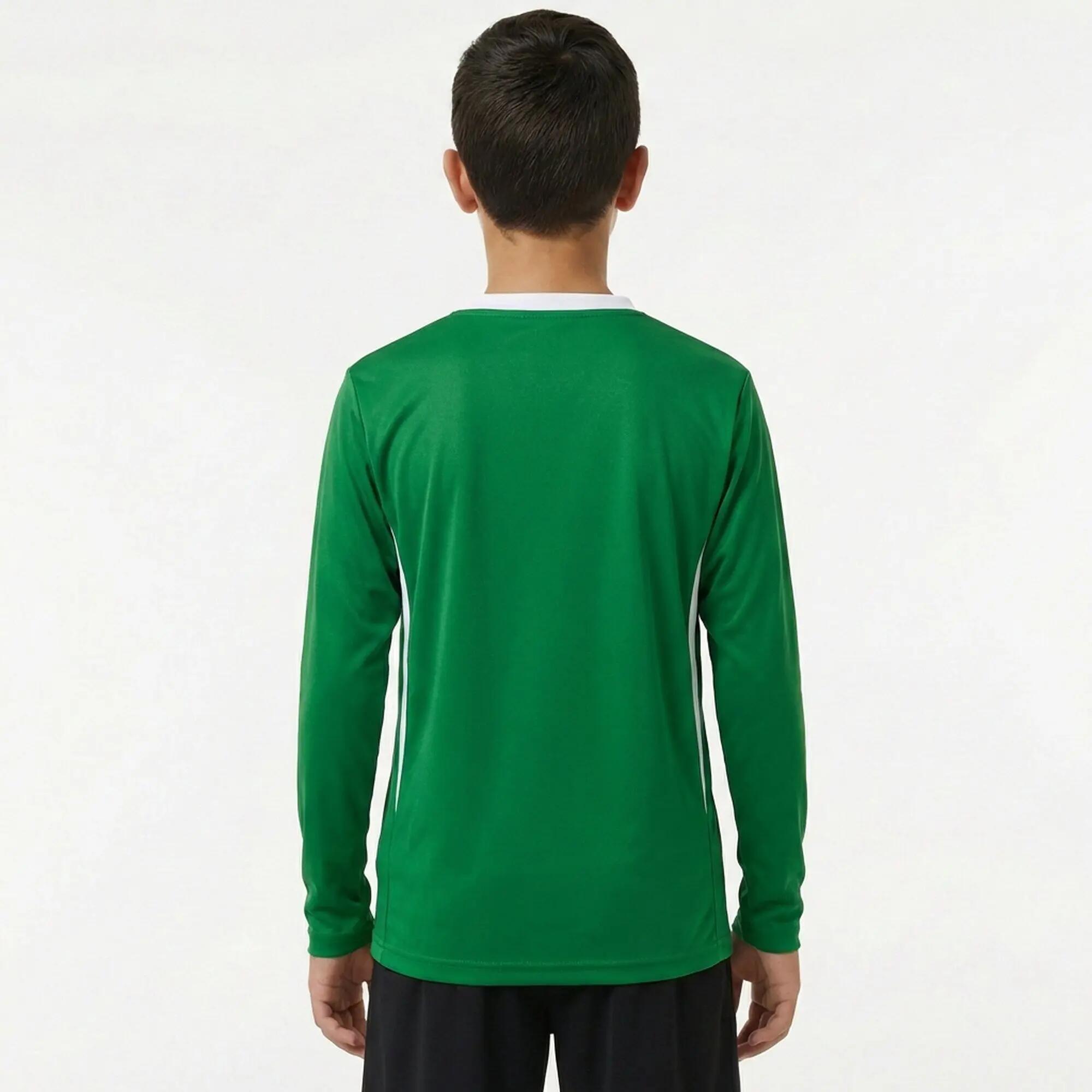 5-Pack Football Shirts DUSSELDORF Long Sleeve Green-White - Size 2XS (Kids) 2/4