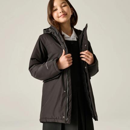 Veste Imperméable Et Isolante À Capuche Motif/style Uni FARBANK Enfant (Bleu /