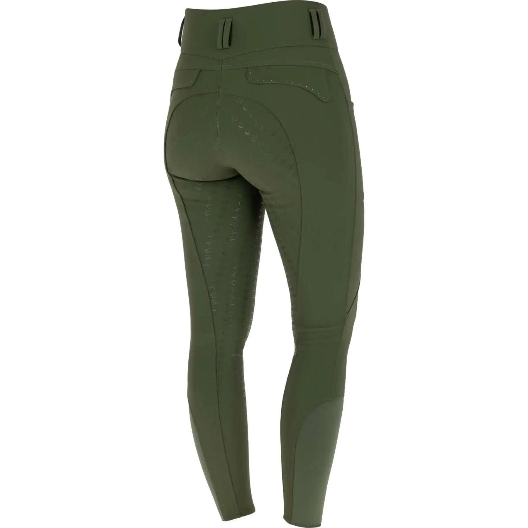 Pantaloni da equitazione full grip da donna Covalliero 3/7