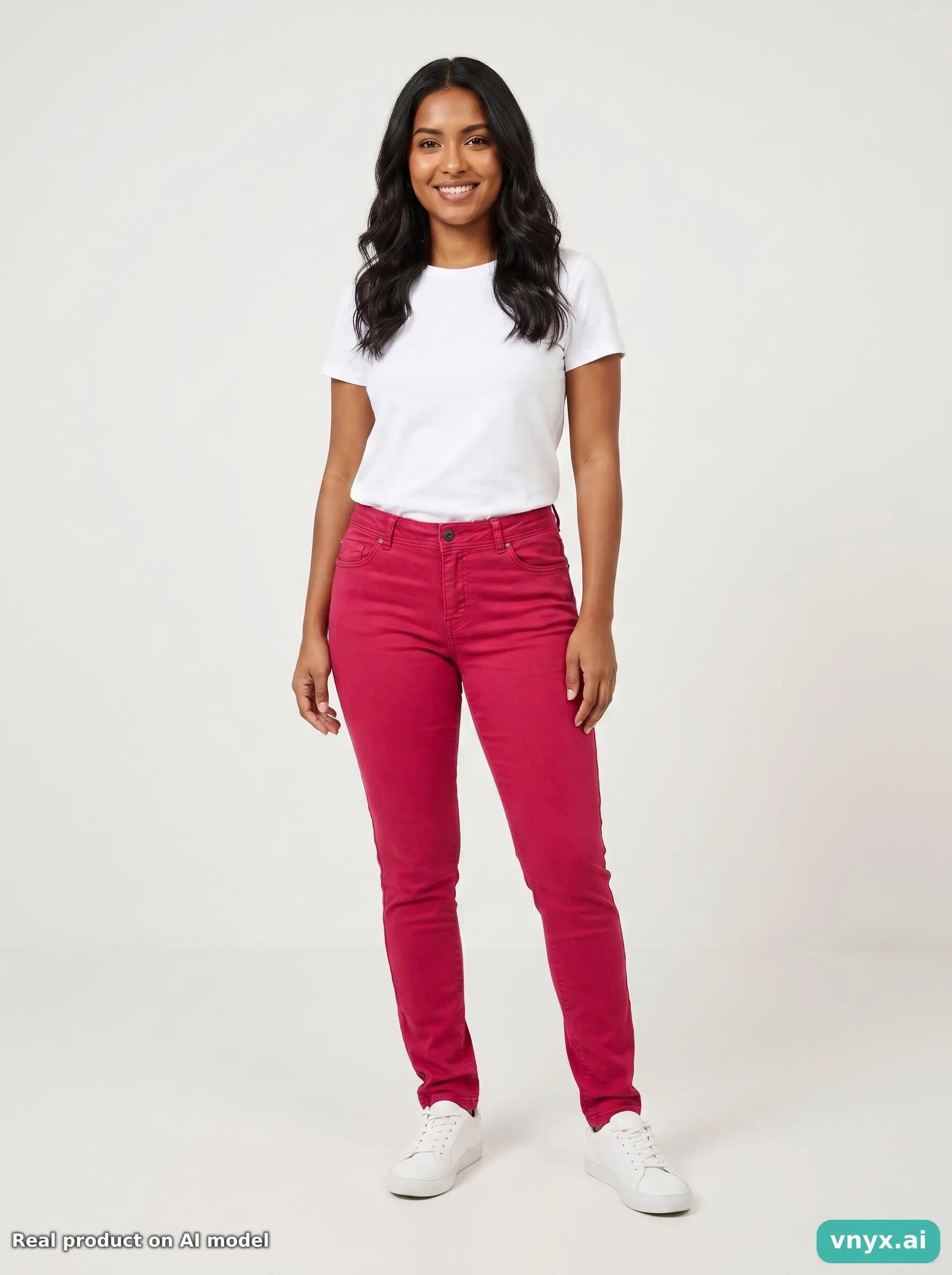 Second Life - Vintage Henri Lloyd Red Jeans Women W34 L31 3/5